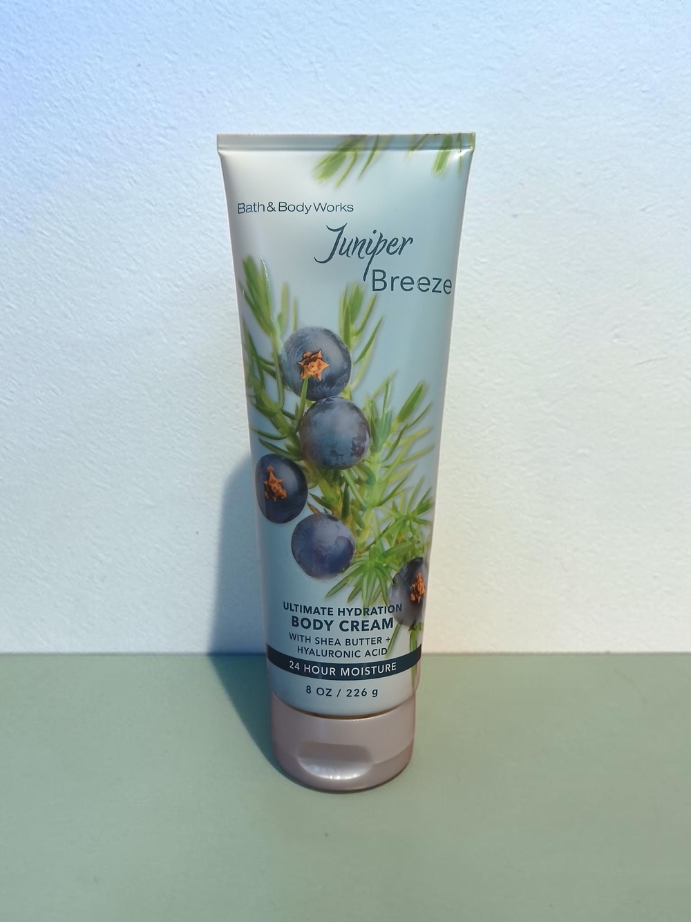 Bath & Body Works Juniper Breeze Body Cream - Blue, Green